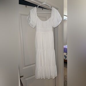 Altar'd State White Midi Dress